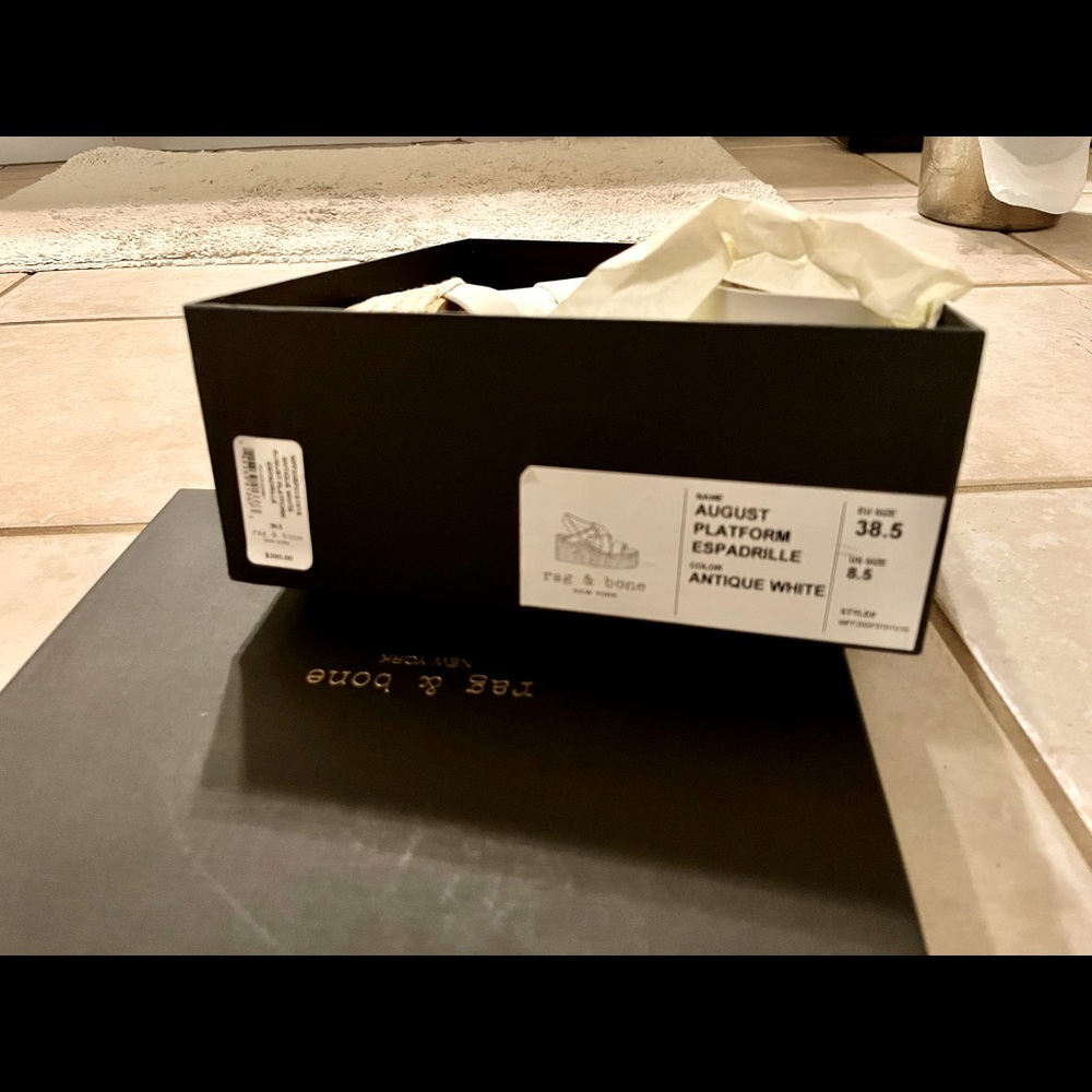 🎉HP🎉NWT Rag and Bone August Espadrille Sandals 8.5 US/ 38.5 EU - Picture 3 of 9